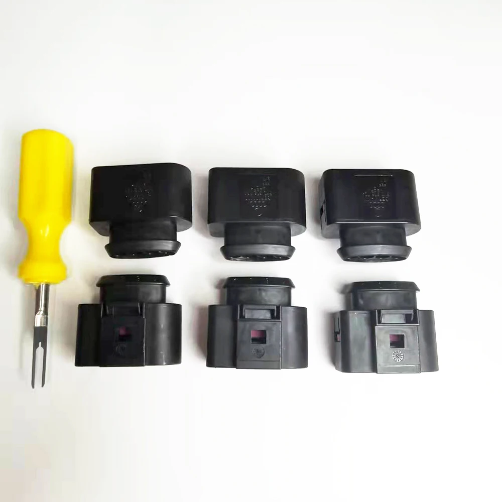 Car Ignition Coil Connector Repair Kit 6pcs for Audi VW 8K0 973 724