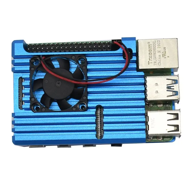 1 комплект алюминиевый защитный корпус металлический корпус для Raspberry Pi 4 Модель B