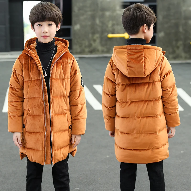 

Winter Jacket for Boys Kids -30 Degrees Winter Children's Clothing Coat Fashion Gold Velvet Cotton Clothing Winter Boys Jackets