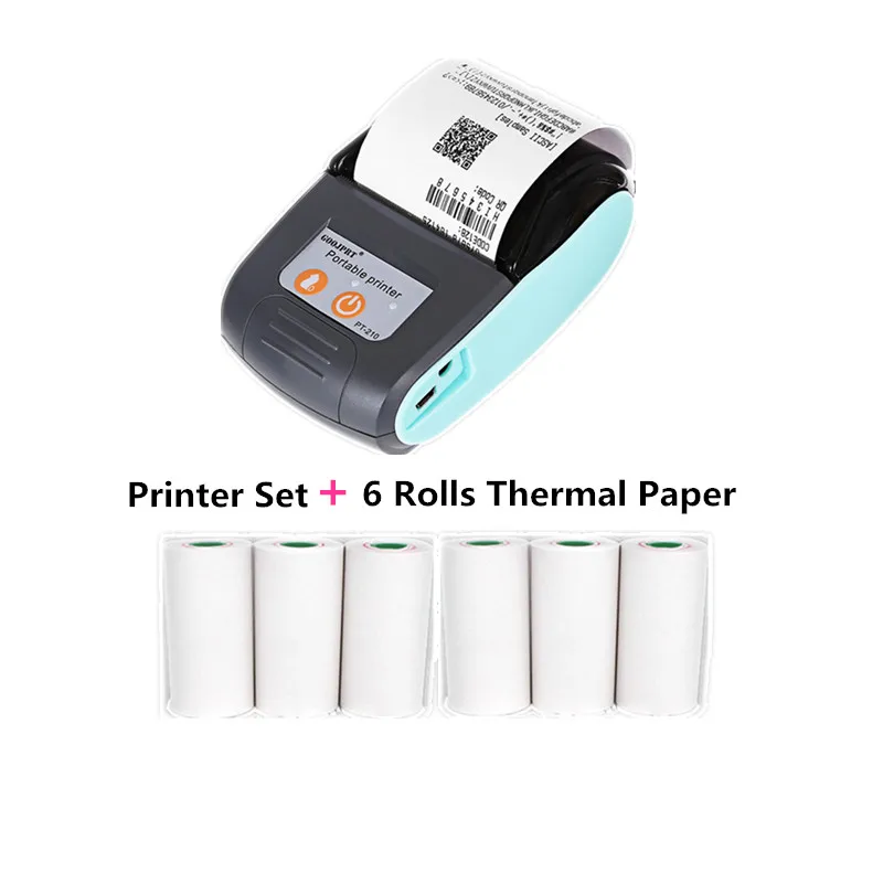 210 wireless pocket bluetooth thermal receipt printer