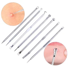 Средство для удаления угрей из нержавеющей стали 7 шт. экстрактор угрей и комедонов