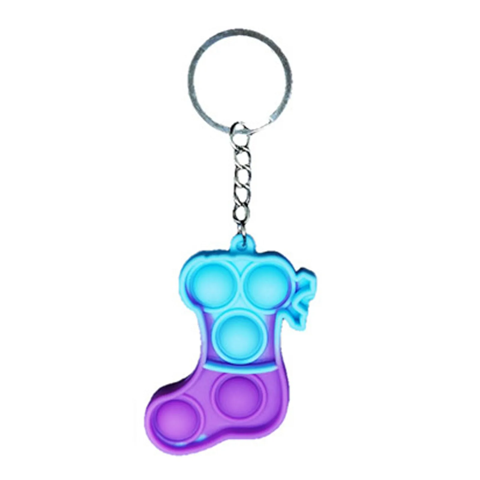 Hot Fidget Toys Simple Dimple Antistress Pops Push Bubble Spinner Keychain Fidget Stress Relief ITS Halloween Toys For Children color changing nee dohs Squeeze Toys