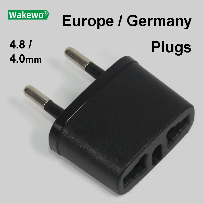 

WAKEWO Europe Germany power adapter plugs wall socket convertor to universal multifunction adapter