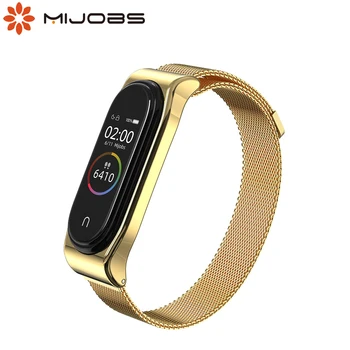

Mi Band 5 NFC Global Version Strap Magnetic Metal for Xiaomi Mi Band 4 Bracelet Wrist Strap for Mi Band 3 Smart Wristbands