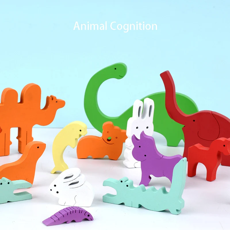 Quebra Cabeças em camadas - Animais, Mini Cientista Brinquedos -  Brinquedos Educativos e Criativos