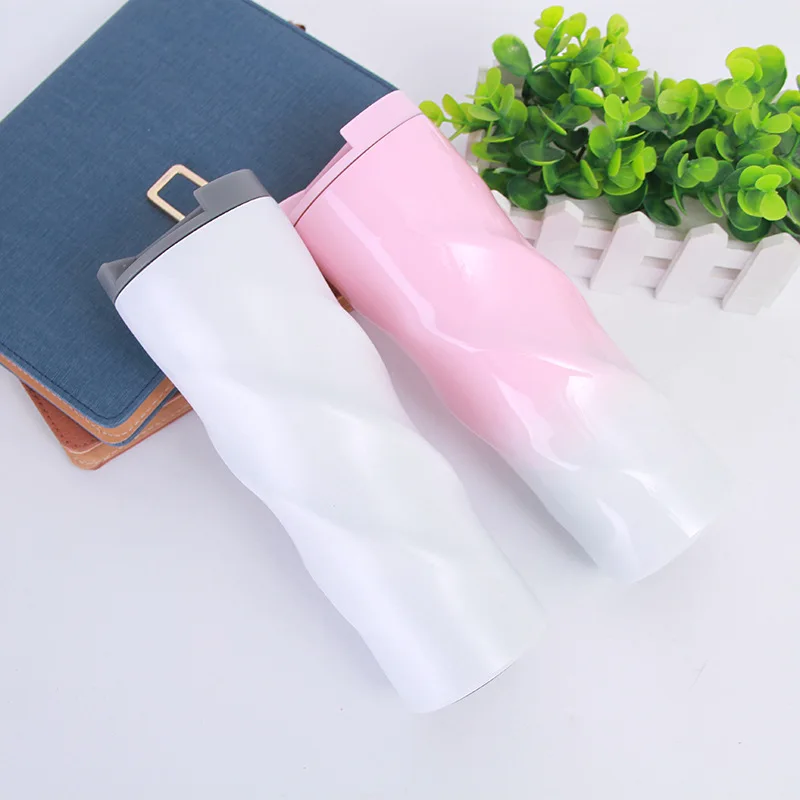 跨境螺纹不锈钢保温杯便携户外运动水杯办公礼品直身杯定制批发_2