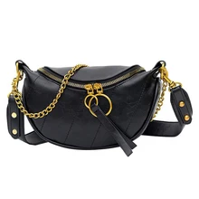 Женские сумки через плечо из искусственной кожи с золотой цепочкой, маленькие вместительные сумки, сумки через плечо, модные кошельки и сумки