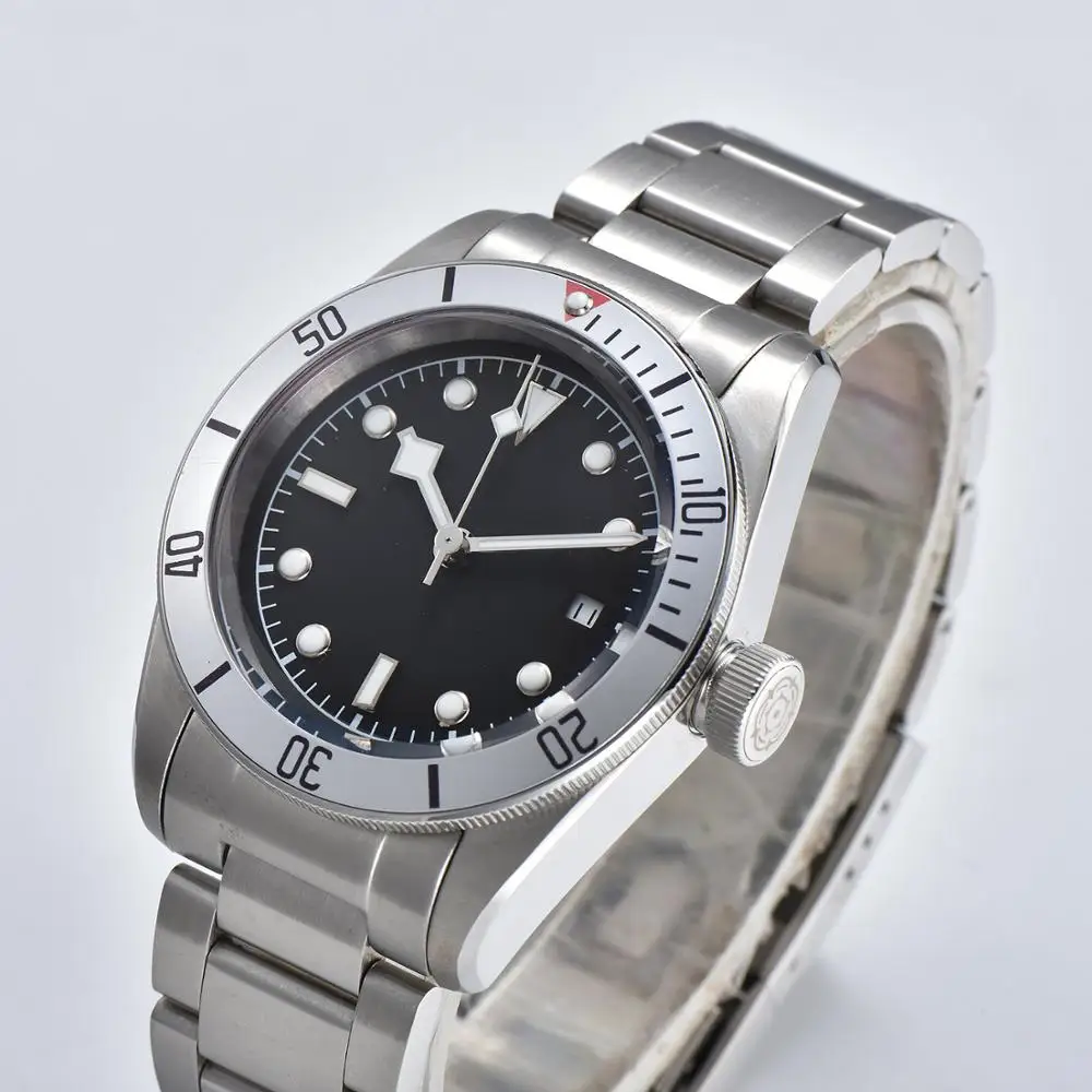 

Watch AAA Automatic Mechanical Movement Men's Luminous Hand Stainless Steel Bracelet Case 1: 1