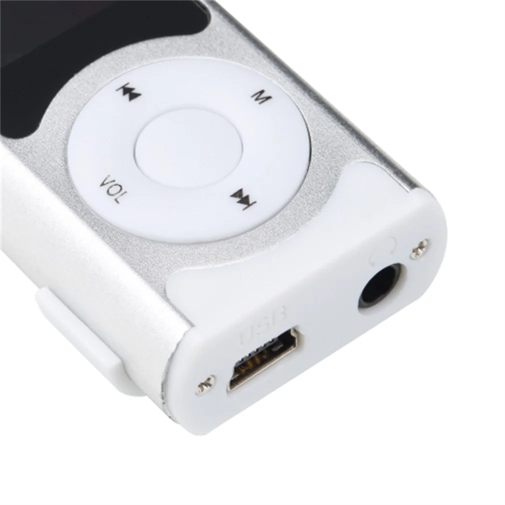 Mini USB Clip MP3 Media Player LCD Screen Support 16GB TF LED Light Exquisitely Designed Durable sony mp3 player