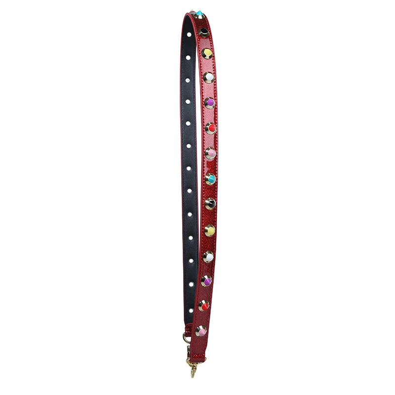8 Shoulder strap Женская сумка на ремне модный цветной дизайн с заклепками плечевой ремень из искусственной кожи ремни для сумок аксессуары для путешествий через плечо ремешки - Цвет: 8 Shoulder strap