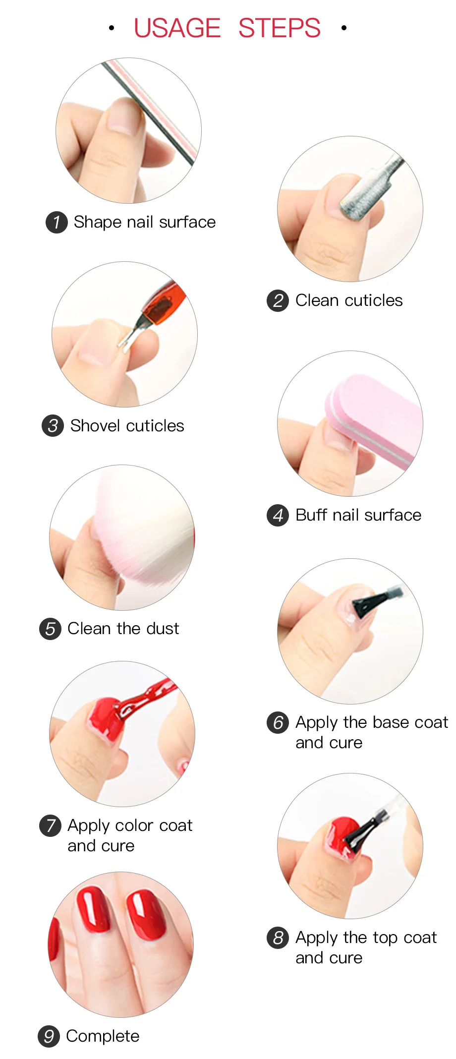 SENALAY Гель-лак для ногтей отшелушивается нужно базовое верхнее покрытие набор для ногтей все для маникюра УФ светодиодный гель-лаки для дизайна ногтей гель для ногтей