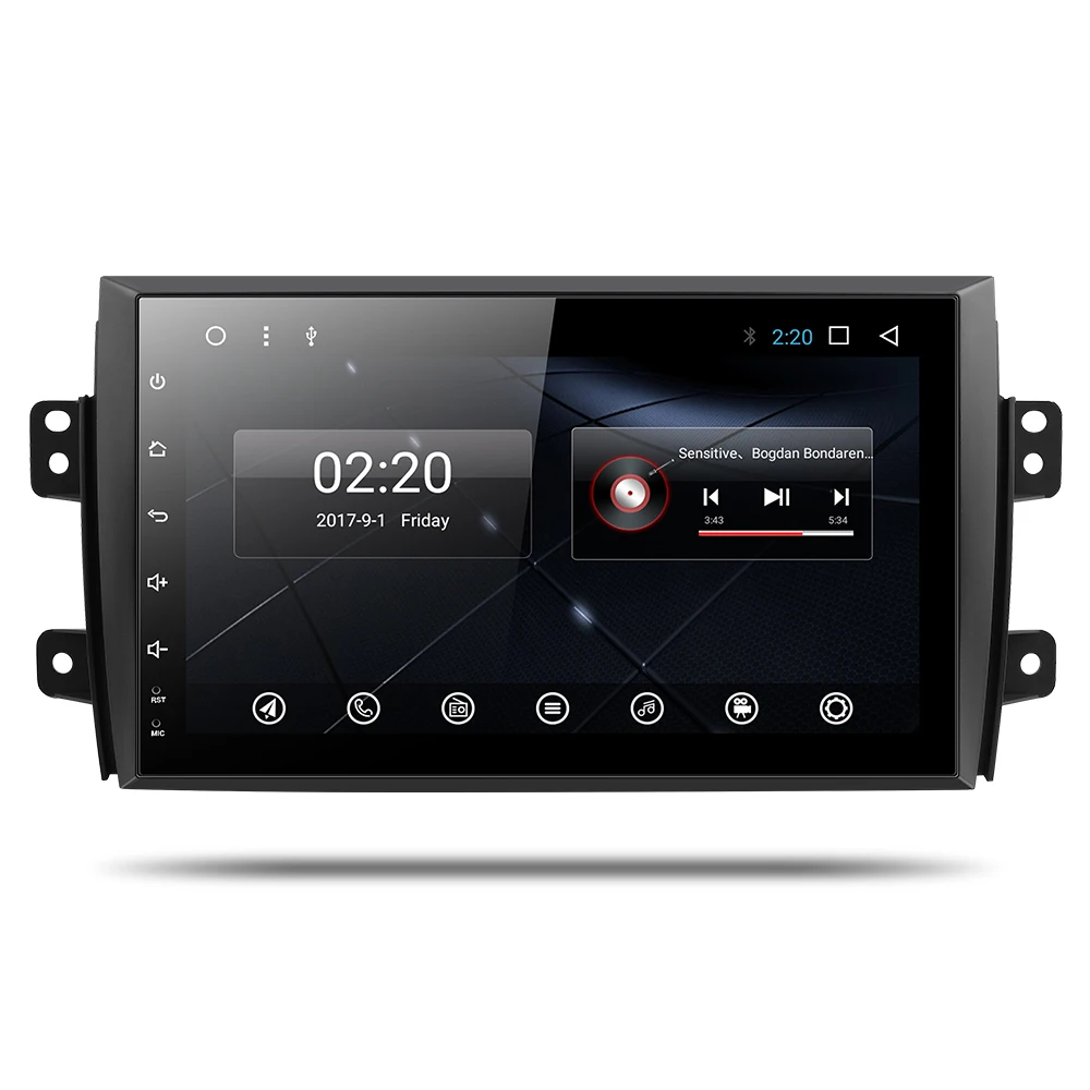Android 9,0 PX30 автомобильный dvd с 2 Гб ОЗУ gps 3g-4G wifi gps навигация Радио Видео Аудио плеер автомобиль для Suzuki SX4 2007-2013 - Цвет: without camea