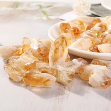 

100g Natural Citrine Point Rough Stone Yellow Quartz Crystal Gemstone Healing Mineral Specimen for Fish Aquarium Decorations