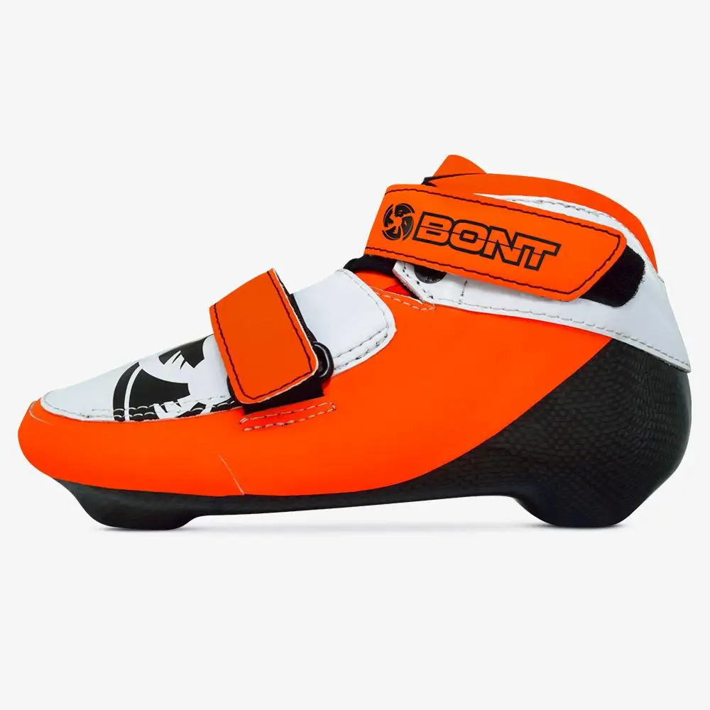 

BONT ST R 2 Short Track boot Ice Skate boot Orange white boot