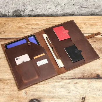 

Luxury Retro Cow Leather Case Cover For Galaxy Tab S4/S5e/S6 10.5 T860/T865 Tablet Sleeve Pouch Notebook Case Bag