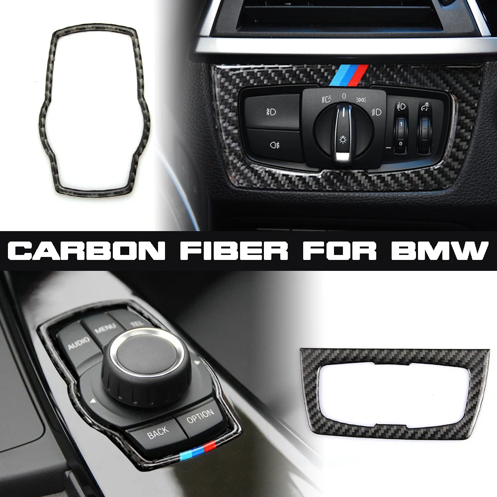 Для BMW 3 серии F30 F34 мультимедийная Кнопка рамка Обложка ручка отделка наклейка из