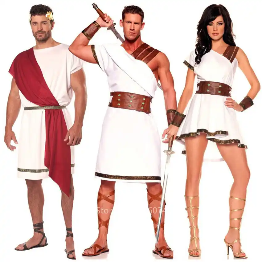 Halloween Caesar the Great Halloween Purim Carnival Cosplay Costume Men ...