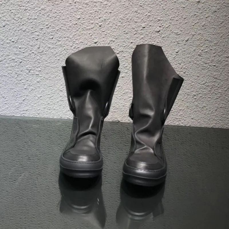 Мужская повседневная обувь на платформе; классические ботинки ручной работы с высоким берцем; Новинка; роскошные кроссовки в готическом ст... Мужская повседневная обувь на платформе; классические ботинки ручной работы с высоким берцем; Новинка; роскошные кроссовки в готическом ст...