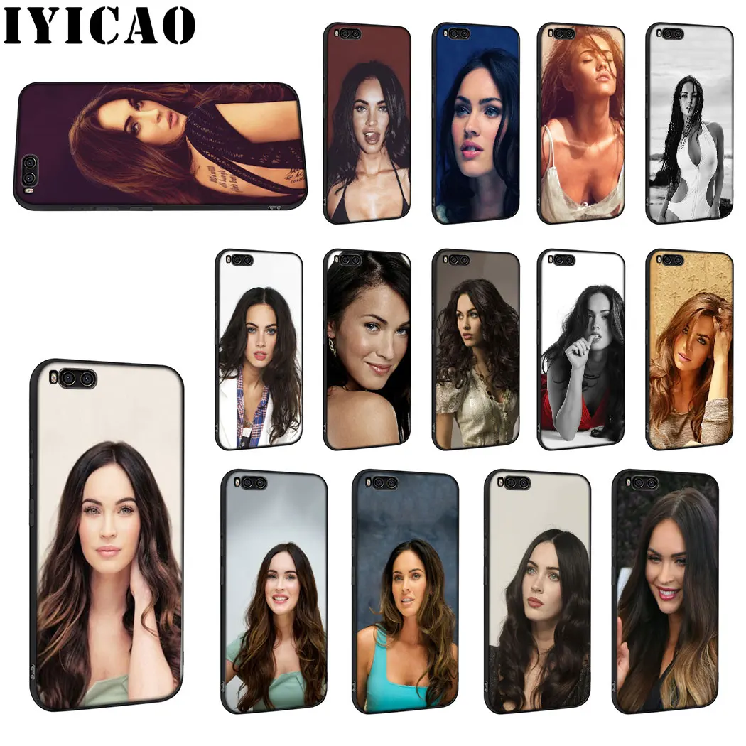 IYICAO Megan Fox Soft Silicone Phone Case for Redmi 8A 4A 4X 5A 6A 5 6 Plus 7 S2 Note Cover | Мобильные телефоны и