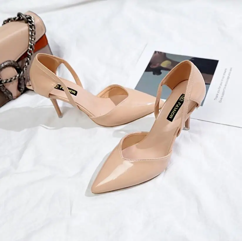 

CS754 Designer Women Pumps High Heels Shoes Woman Stiletto Pointed Toe Female Sexy Party Shoes Wedding shoe Zapatos Mujer