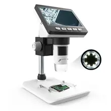 1000X4.3 นิ้ว 8 LCD ดิจิตอลกล้องจุลทรรศน์ HD 1080P เดสก์ท็อป Soldering อิเล็กทรอนิกส์แว่นขยายขยาย Glass สนับสนุน 10 ภ...(China)