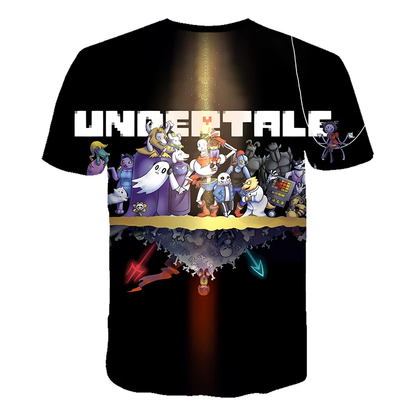 Новая игра «Undertale» Inktale Sans И футболка с Папирусом Скелет Brother Цитата унисекс Топы 3D печатных мужчин/женщин футболки