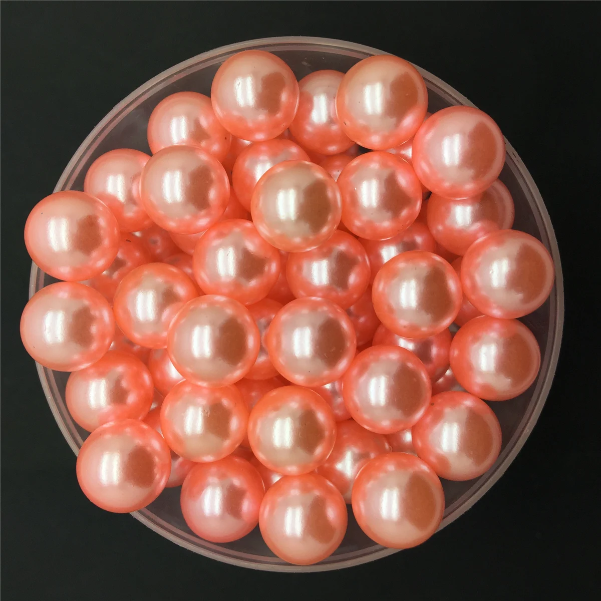 Light Pink DIY 4 мм 6 мм 8 мм 10 мм акриловые без отверстия круглые жемчужные бусины для изготовления ювелирных изделий - Цвет: Light Pink