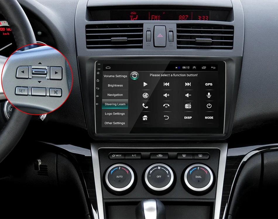 Jansite R9 " RDS DSP Android Автомагнитола для Mazda 6 2009- сенсорный экран плеер gps навигация HIFI Авторадио Видео с рамкой