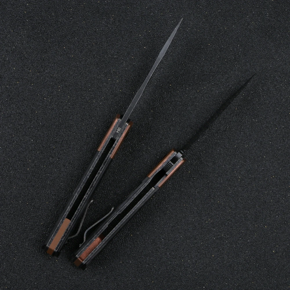 Kanedeiia Kwaiken Flipper Тактический убийца CF волоконная ручка N690 стальной японский стиль