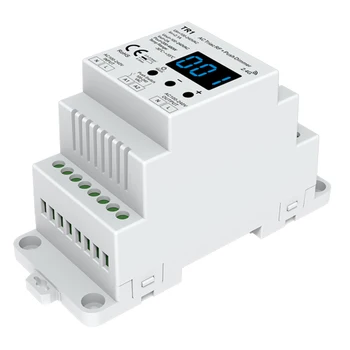 

Led Triac Dimmer TR1(Din Rail) AC100-240V High Voltage Trailing Edge Din Rail Triac Dimmer 1CH*2A RF + Push AC Phase-cut Dimmer