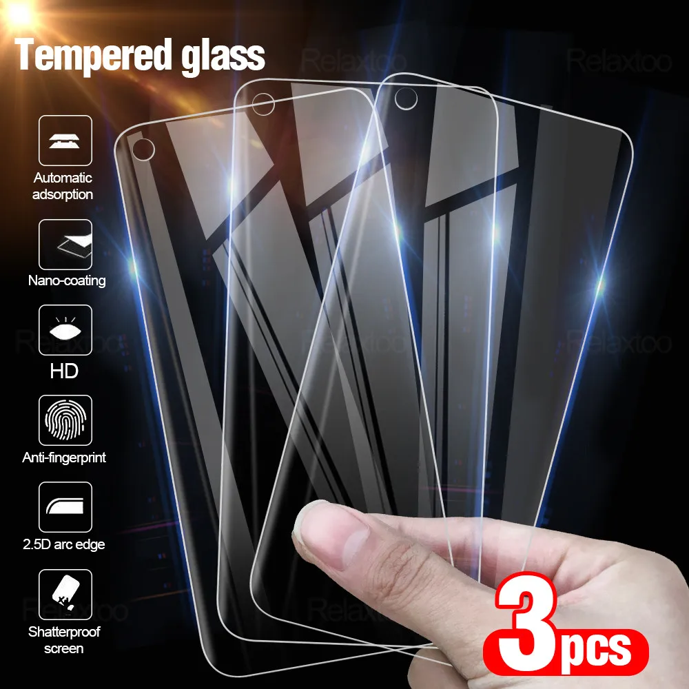 

3pcs protective glass for huawei p40lite tempered glas screen protector for huawei Nova7i P40 p40 lite P40 lite 5g light glass