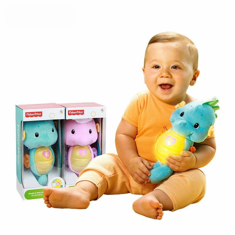 Jouets En Peluche Doux Pour Bebe Poupee Hippocampe Son Musical Lampe De Sommeil Pour Enfant Eclairage Nocturne Aliexpress