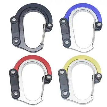 

Multifunctional Outdoor Climbing Carabiner Keychain Snap Clip Lock Buckle