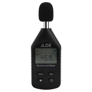 

New Clear Digital Noise Detector Monitoring Lcd Backlight Sound Level Meter Mini Lightweight Portable High Accuracy Noise Tester
