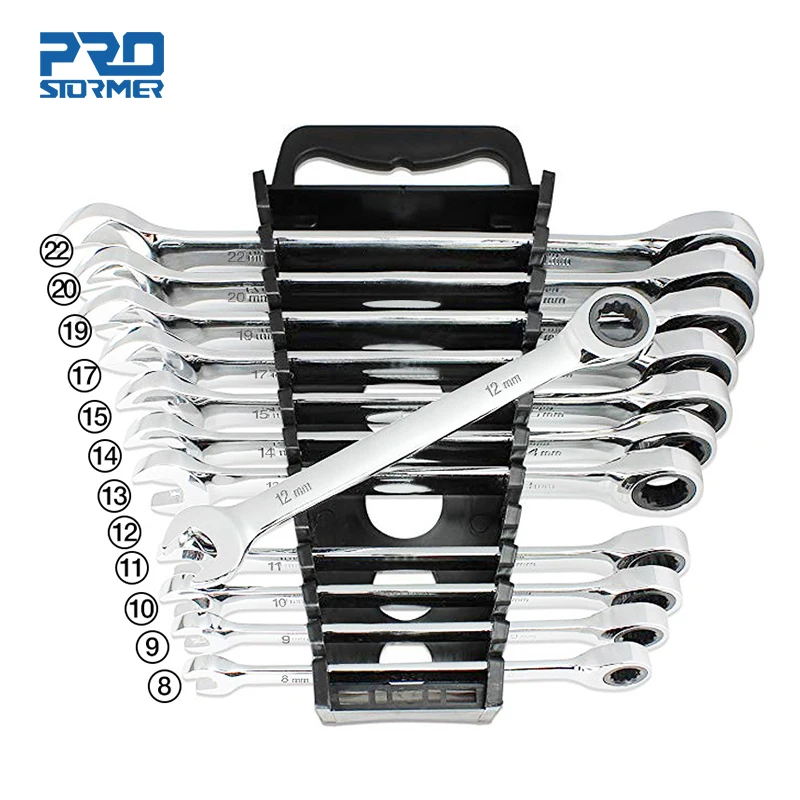US $20.24 PROSTORMER 14PCS Keys Set Multitool Wrench Ratchet Spanners Set Hand Tool Wrench Set Universal Wrench Tool Car Repair Tools