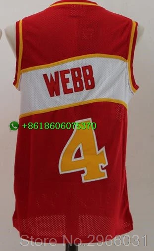 A+++ Качественная мужская одежда для взрослых#21 Dominique Wilkins 4 Spud Webb 11 Trae Young Jersey Atlanta