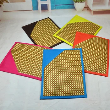 

Breathable Rattan Weave Mat Dog House Summer Mat Sponge Padding Cooling Mats Non-Slip Bottom Dog Supplies for Small Medium Dog