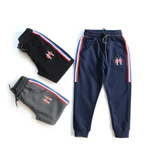 Детская одежда; стиль; детские брюки из натурального хлопка для мальчиков; спортивные брюки из чистого хлопка с петельным ворсом; повседневные брюки; модные брюки