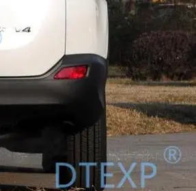 Задний бампер противотуманный светильник лампа для RAV4 2013- отражатель тормозной светильник стояночный Предупреждение льная лампа противотуманный светильник - Испускаемый цвет: Right
