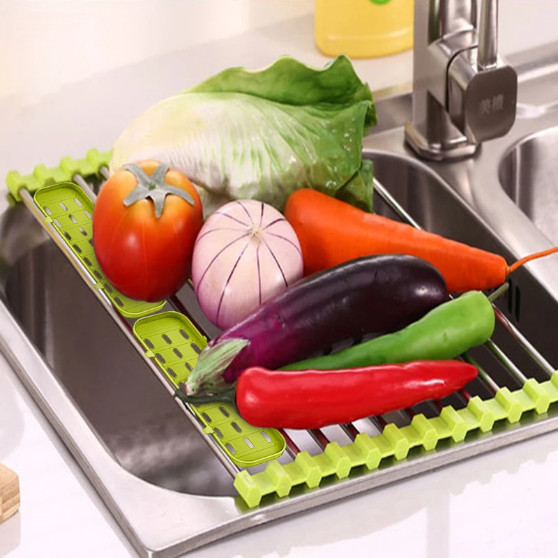 Foldable Stainless Steel Sink Organiser