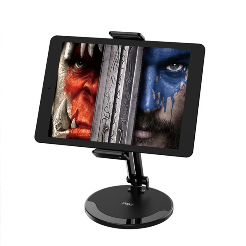 

IPEGA 9158 Black Gold Steel Universal Multi-function Bracket Switch Game Rack Desk Phone Holders Tablet Stands