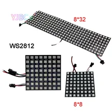 

8*8/16*16/8*32 Pixels WS2812B Panel Screen DC 5V Full Color 256 Pixels Digital Programmed Addressable led strip Screen