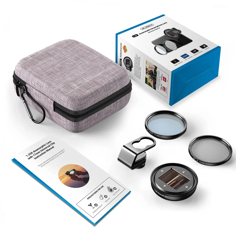 APEXEL HD 1.33x WideScreen anamorphic lens