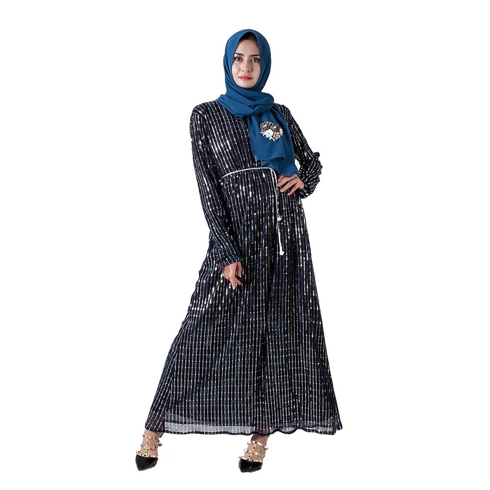 мусульманские платья платье хиджаб платье мусульманские товарПлатье Дубая популярное летнее кимоно сексуальное женское элегантное