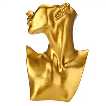 

Jewelry Necklace Earring Bust Stand Mannequin Display Showcase Decor
