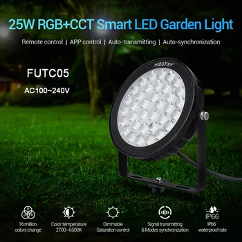

Miboxer FUTC05 25W Garden Light RGB+CCT led Lawn Light Waterproof IP66 Outdoor Lighting AC110 220V 50/60Hz