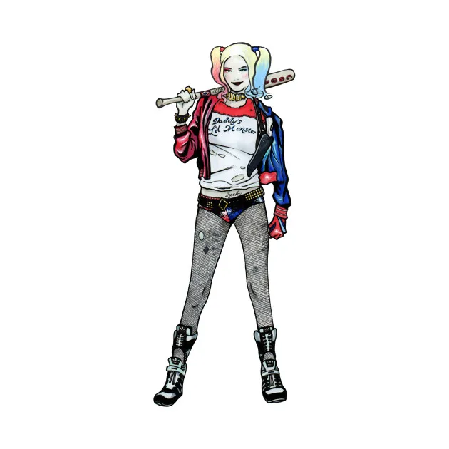 Отряд Самоубийц Harley Quinn водонепроницаемый стикер для автомобиля ноутбука багажа