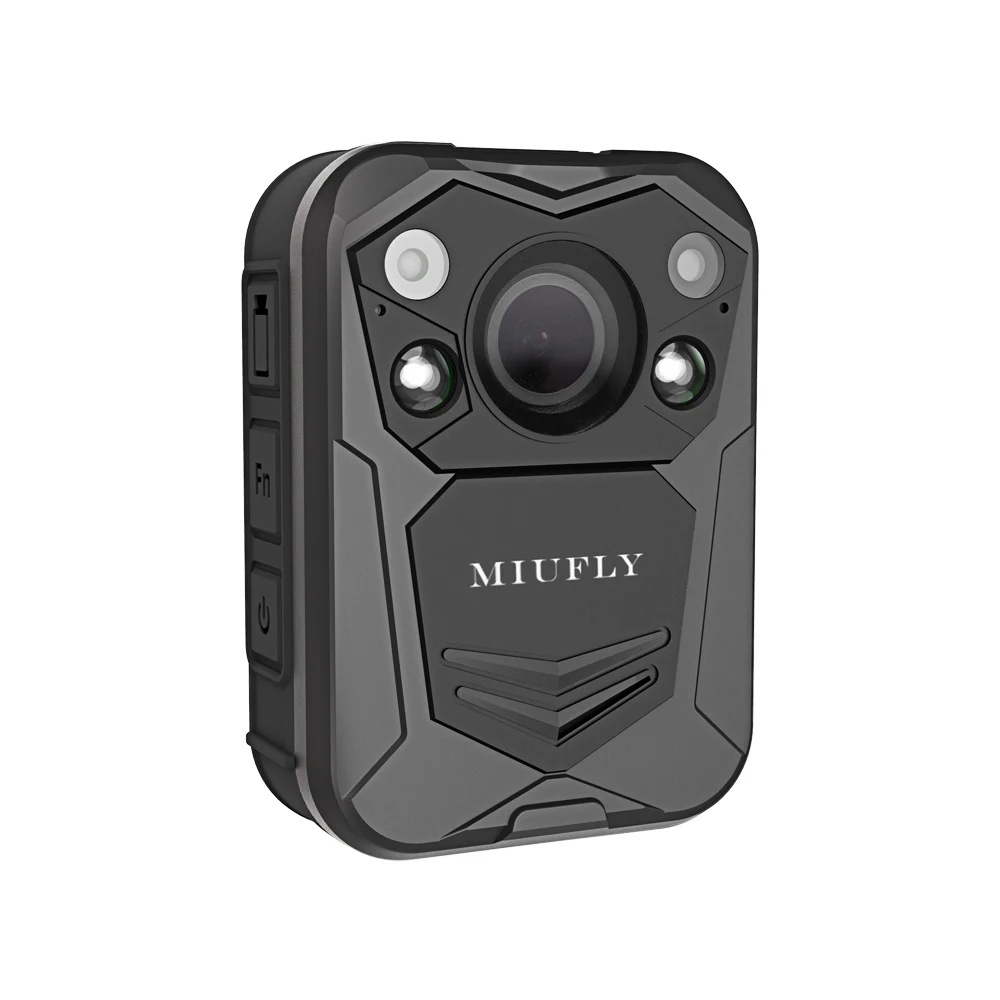 Камера MIUFLY 2K Pro Body с 2-дюймовым дисплеем, функцией ночного видения, встроенной памятью 128G и gps