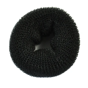 

SODIAL(R) Bun HAIR Former Donut Doughnut Shaper RING Style Hairdressing-Black + Free Cable Tie