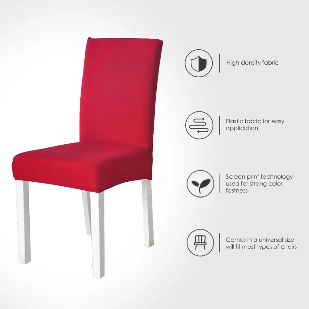 Protector Chair-Covers Spandex Wedding Universal-Size Hotel Banquet Color Grey for 1PC